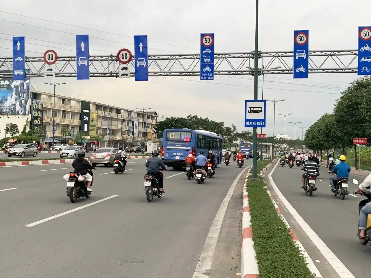 làn đường xe máy